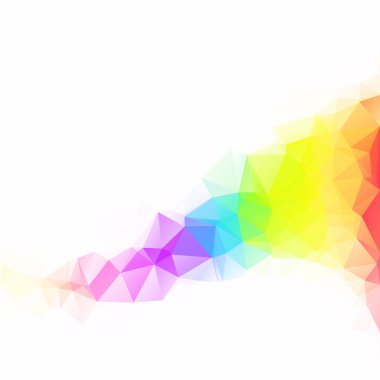 Renkli poligonal mozaik arka plan yaratıcı tasarım şablonları