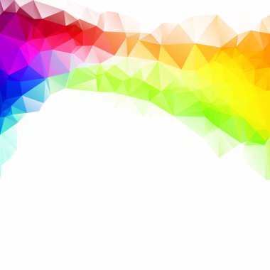 Renkli poligonal mozaik arka plan yaratıcı tasarım şablonları