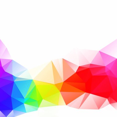 Renkli poligonal mozaik arka plan yaratıcı tasarım şablonları