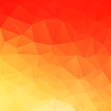 Turuncu poligonal mozaik arka plan yaratıcı tasarım şablonları