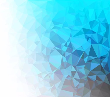 mavi çokgen mozaik arkaplan, yaratıcı tasarım şablonları