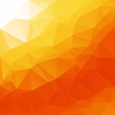 Turuncu poligonal mozaik arka plan yaratıcı tasarım şablonları