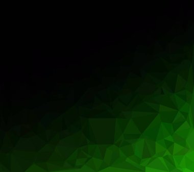 Yeşil Çokgen Mozaik Arkaplan, Yaratıcı Tasarım Şablonları