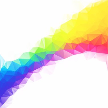 Renkli poligonal mozaik arka plan yaratıcı tasarım şablonları