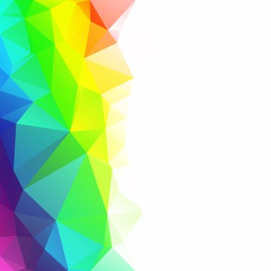 Renkli poligonal mozaik arka plan yaratıcı tasarım şablonları