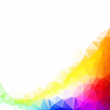 Renkli poligonal mozaik arka plan yaratıcı tasarım şablonları