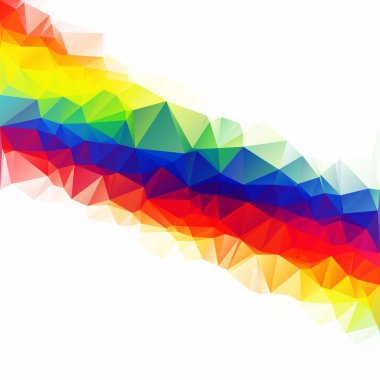 Renkli poligonal mozaik arka plan yaratıcı tasarım şablonları