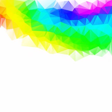 Renkli poligonal mozaik arka plan yaratıcı tasarım şablonları