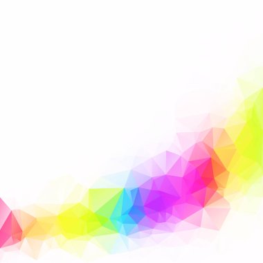 Renkli poligonal mozaik arka plan yaratıcı tasarım şablonları