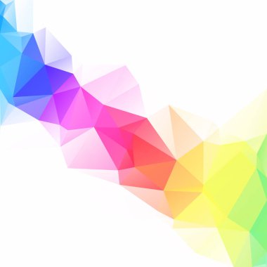 Renkli poligonal mozaik arka plan yaratıcı tasarım şablonları