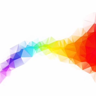 Renkli poligonal mozaik arka plan yaratıcı tasarım şablonları