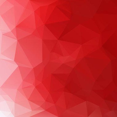 Kırmızı Çokgen Mozaik Arkaplan, Yaratıcı Tasarım Şablonları