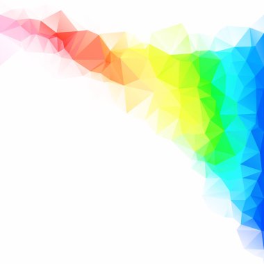 Renkli poligonal mozaik arka plan yaratıcı tasarım şablonları