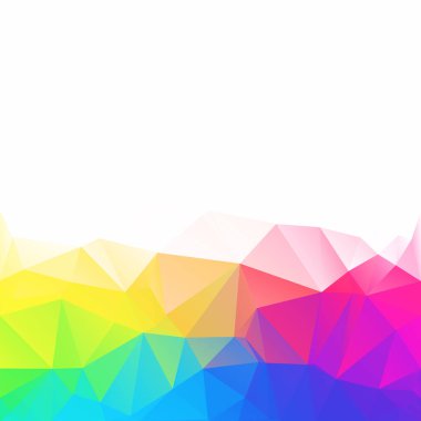 Renkli poligonal mozaik arka plan yaratıcı tasarım şablonları