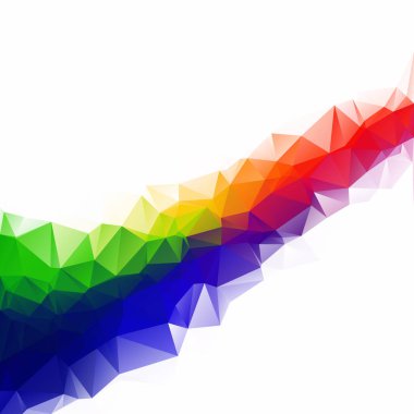 Renkli poligonal mozaik arka plan yaratıcı tasarım şablonları