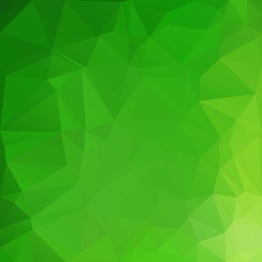 Yeşil Çokgen Mozaik Arkaplan, Yaratıcı Tasarım Şablonları