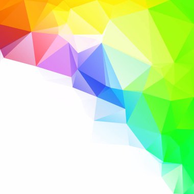 Renkli poligonal mozaik arka plan yaratıcı tasarım şablonları