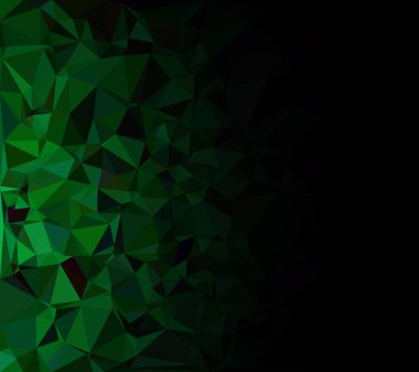 Yeşil Çokgen Mozaik Arkaplan, Yaratıcı Tasarım Şablonları