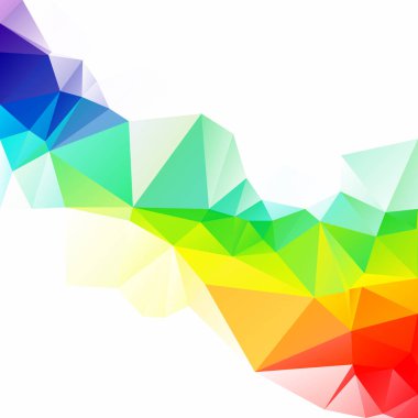 Renkli poligonal mozaik arka plan yaratıcı tasarım şablonları
