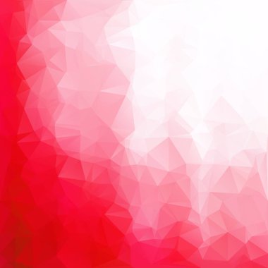 Kırmızı Çokgen Mozaik Arkaplan, Yaratıcı Tasarım Şablonları