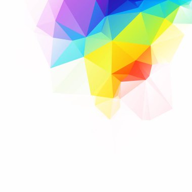 Renkli poligonal mozaik arka plan yaratıcı tasarım şablonları