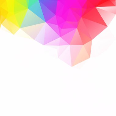 Renkli poligonal mozaik arka plan yaratıcı tasarım şablonları