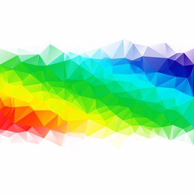 Renkli poligonal mozaik arka plan yaratıcı tasarım şablonları