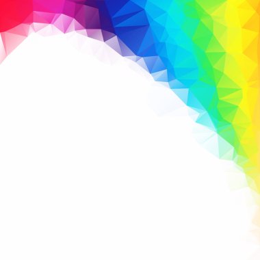 Renkli poligonal mozaik arka plan yaratıcı tasarım şablonları