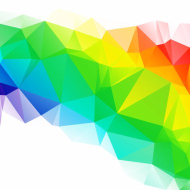 Renkli poligonal mozaik arka plan yaratıcı tasarım şablonları