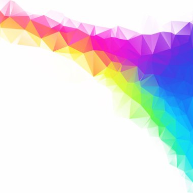 Renkli poligonal mozaik arka plan yaratıcı tasarım şablonları