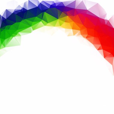 Renkli poligonal mozaik arka plan yaratıcı tasarım şablonları