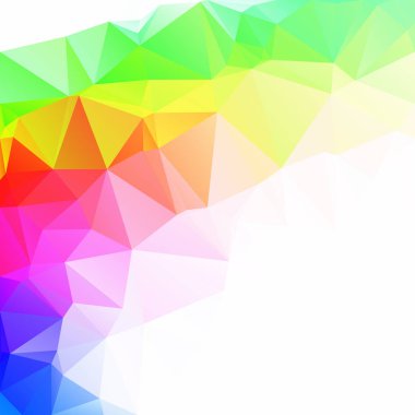 Renkli poligonal mozaik arka plan yaratıcı tasarım şablonları