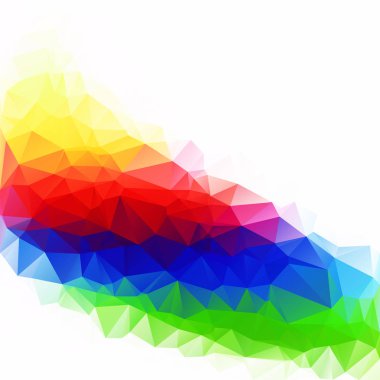 Renkli poligonal mozaik arka plan yaratıcı tasarım şablonları