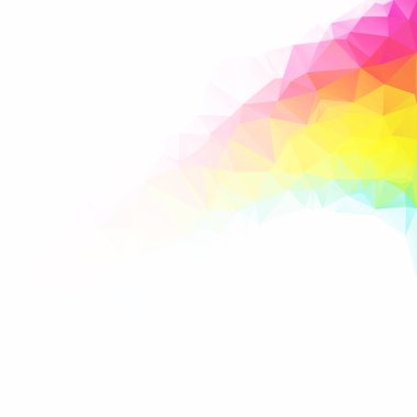 Renkli poligonal mozaik arka plan yaratıcı tasarım şablonları