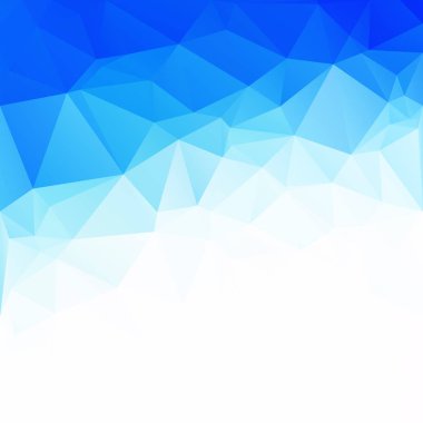 mavi çokgen mozaik arkaplan, yaratıcı tasarım şablonları