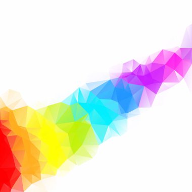 Renkli poligonal mozaik arka plan yaratıcı tasarım şablonları