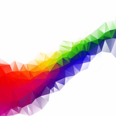 Renkli poligonal mozaik arka plan yaratıcı tasarım şablonları