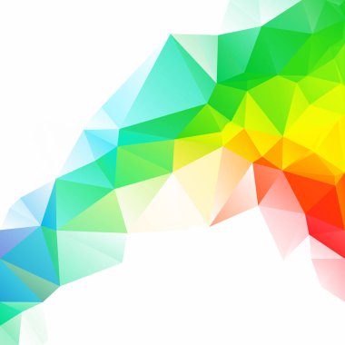 Renkli poligonal mozaik arka plan yaratıcı tasarım şablonları