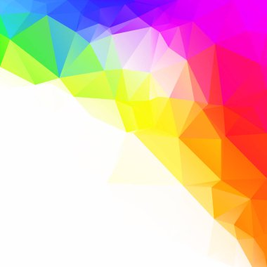 Renkli poligonal mozaik arka plan yaratıcı tasarım şablonları
