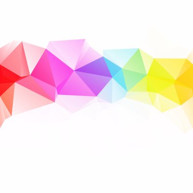 Renkli poligonal mozaik arka plan yaratıcı tasarım şablonları