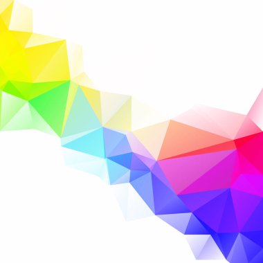 Renkli poligonal mozaik arka plan yaratıcı tasarım şablonları