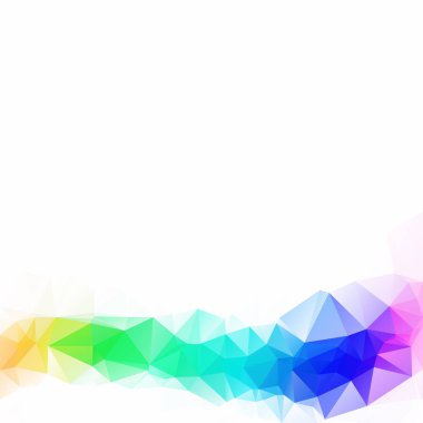 Renkli poligonal mozaik arka plan yaratıcı tasarım şablonları