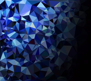 mavi çokgen mozaik arkaplan, yaratıcı tasarım şablonları