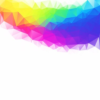 Renkli poligonal mozaik arka plan yaratıcı tasarım şablonları