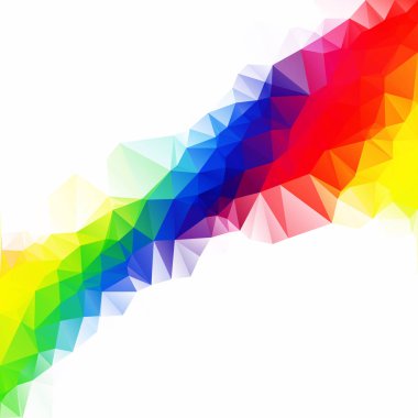 Renkli poligonal mozaik arka plan yaratıcı tasarım şablonları