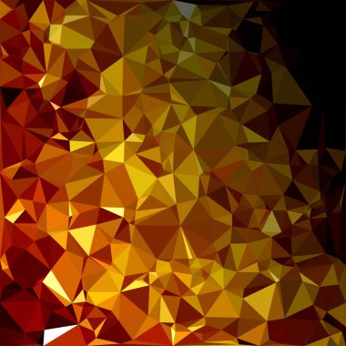 Sarı Çokgen Mozaik Arkaplan, Yaratıcı Tasarım Şablonları