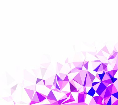 Mor Çokgen Mozaik Arkaplan, Yaratıcı Tasarım Şablonları