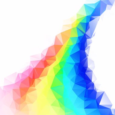 Renkli poligonal mozaik arka plan yaratıcı tasarım şablonları