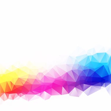 Renkli poligonal mozaik arka plan yaratıcı tasarım şablonları
