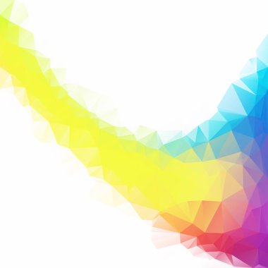 Renkli poligonal mozaik arka plan yaratıcı tasarım şablonları